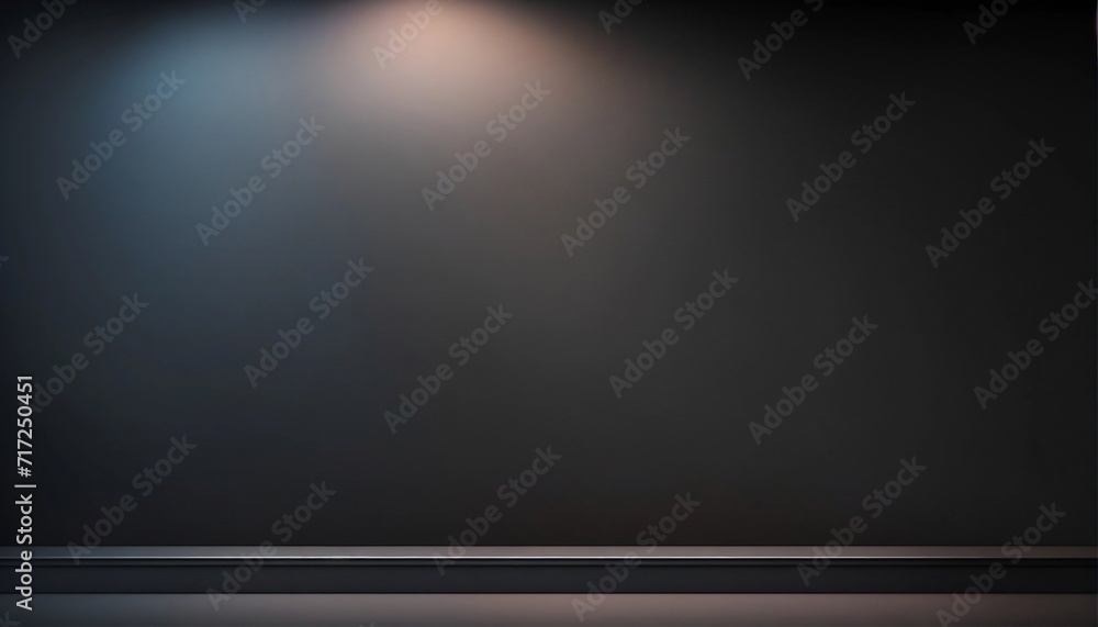 Abstract luxury blur dark grey and black gradient, used as background studio wall for display your products. plain studio background.