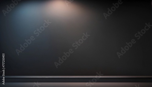Abstract luxury blur dark grey and black gradient, used as background studio wall for display your products. plain studio background. © Wix