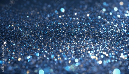 High angle view of shiny silver colored glitter background