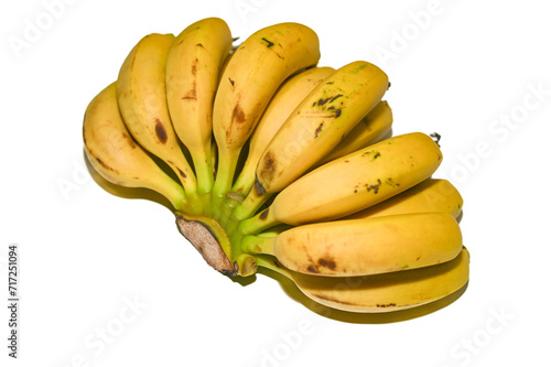 delicious bananas on a white background 2