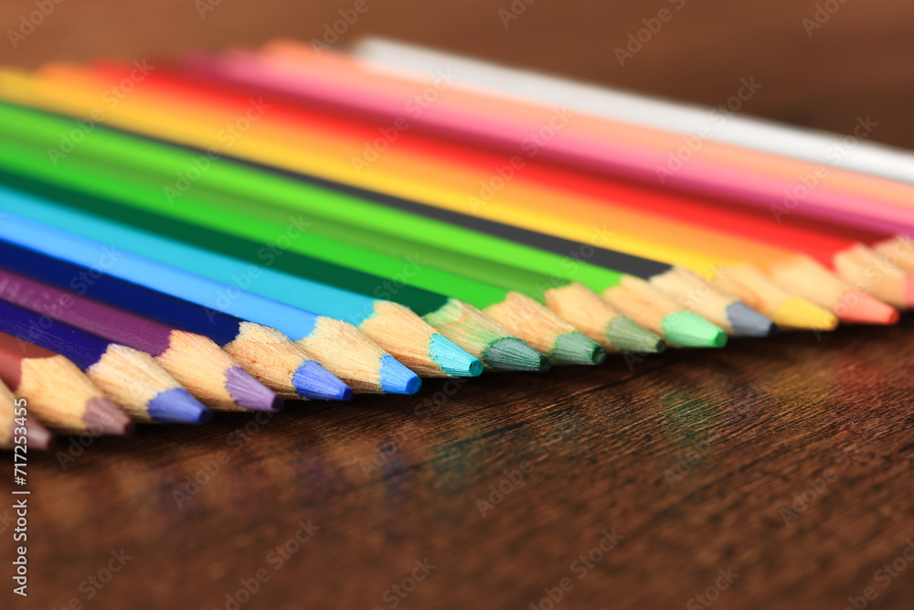 macro photography of various colored pencils. macro photography of various colored pencils.