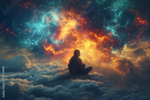 yoga in the sky, mental health © augenperspektive