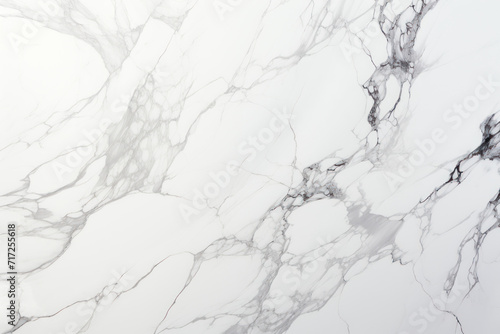 A minimalistic white marble texture with elegant veins, providing a luxurious and sophisticated background for refined text. Generative Ai. © Sebastian