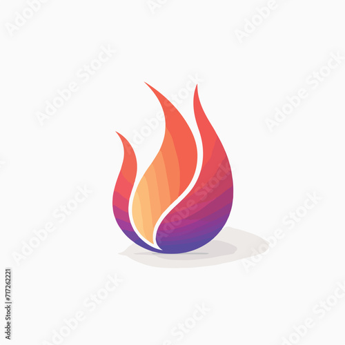 Flame in cartoon, doodle style. Image for t shirt. Isolated 2d vector illustration in logo, icon, sketch style, Eps 10. AI Generative