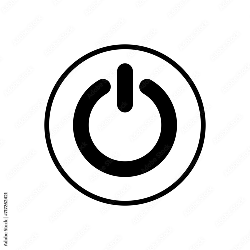 Power icon vector. Power Switch Icon. Electric power Power icon vector. Power Switch Icon. Electric power