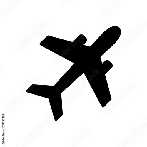 Plane icon vector. Airplane icon vector. Flight transport symbol. Travel illustration. Holiday symbol