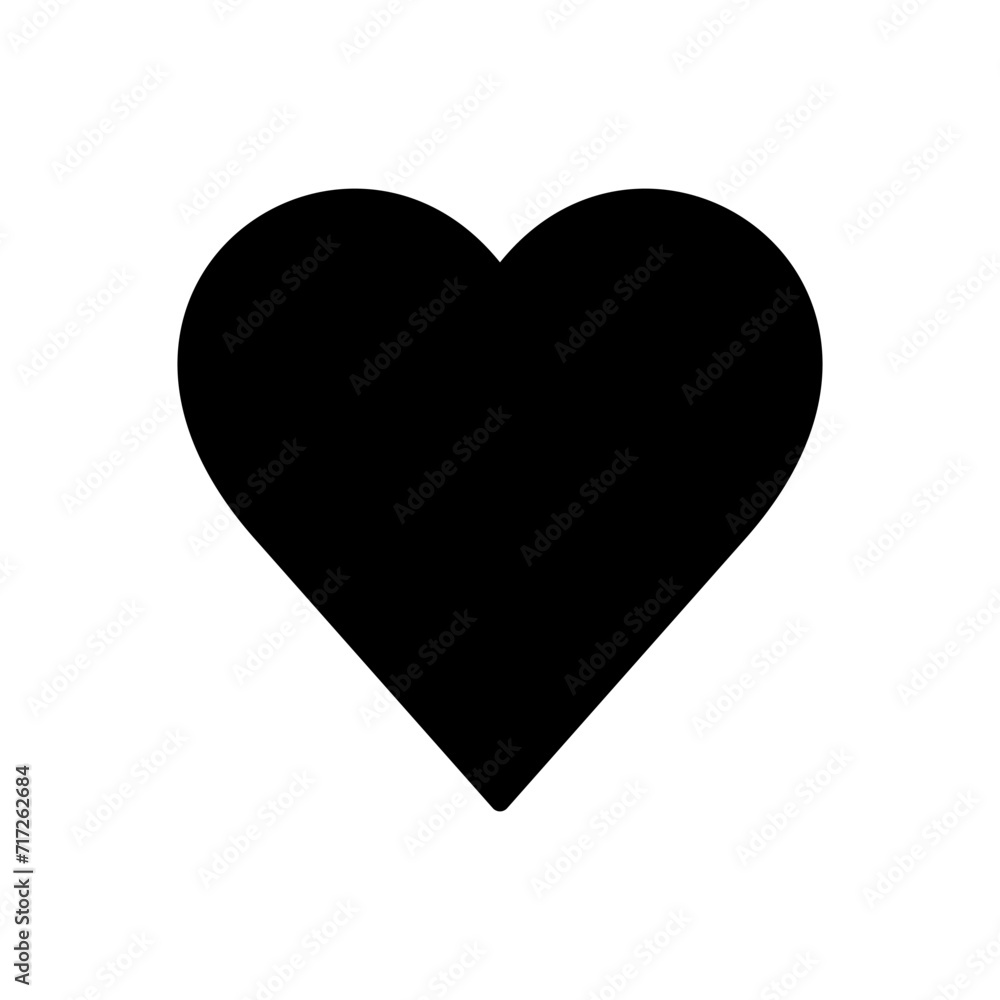 Love icon vector. Heart icon vector. Like icon vector.