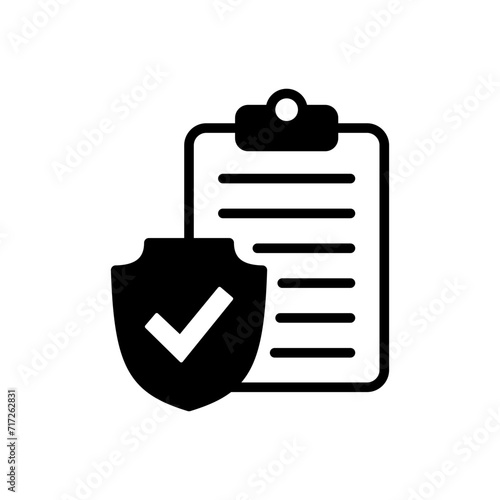 Insurance icon vector. insurance symbol vector