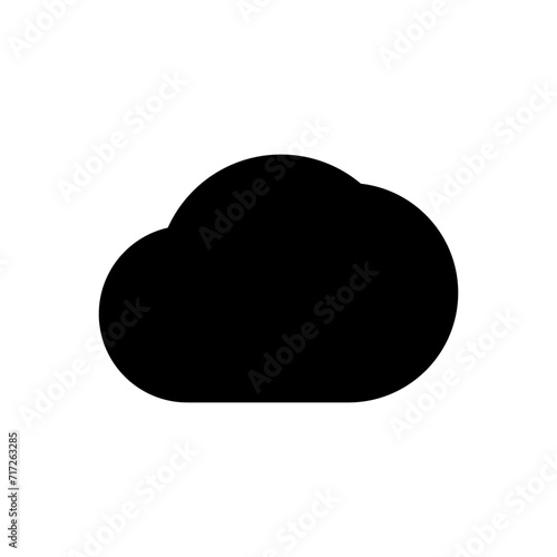 cloud icon vector. cloud vector icon