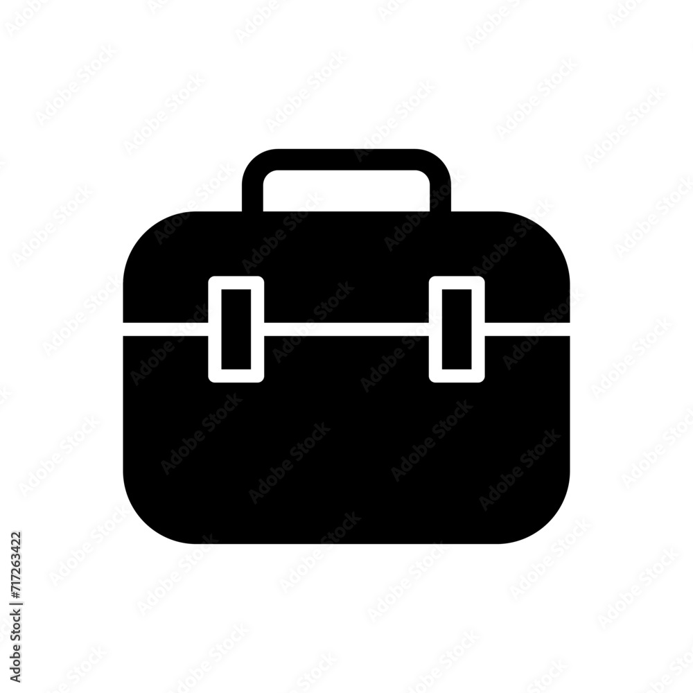 Briefcase icon vector. suitcase icon. luggage symbol. Briefcase icon vector. suitcase icon. luggage symbol.