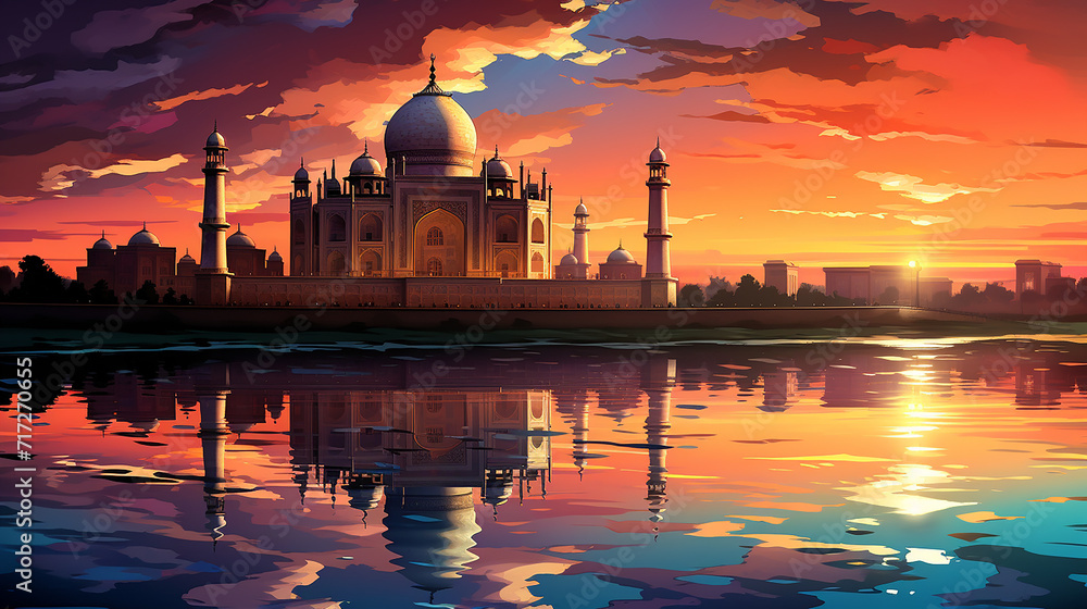 Free_vector_decorative_Eid_Mubarak_background