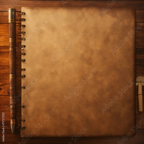 Craft texture brown journal note