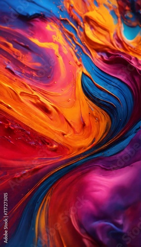 Abstract background with ink