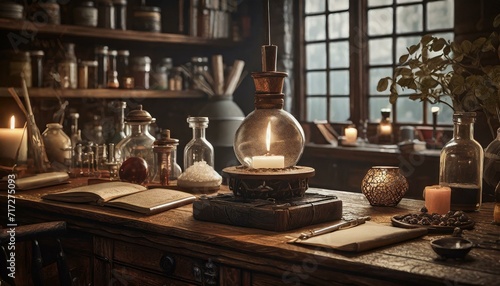 the alchemist's desk
