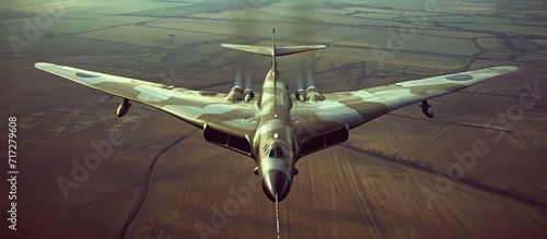 Fotografie The British Vulcan vee bomber was the carrier for the Blue Streak Missile, the UK's nuclear deterrant in the sixties