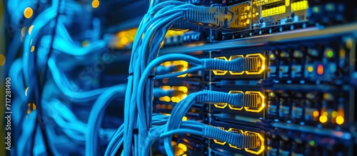 Experienced data center electrician offering VPN servers for secure internet connections and protection of sensitive information. photo