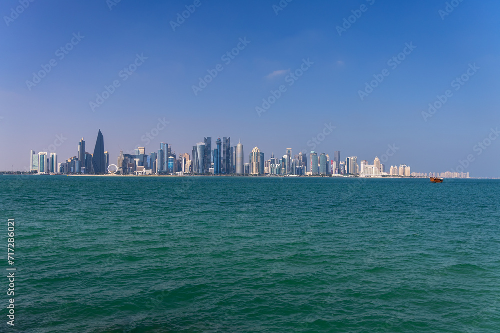 Doha Skyline Viewpoint, Doha, Qatar Doha Skyline Viewpoint, Doha, Qatar