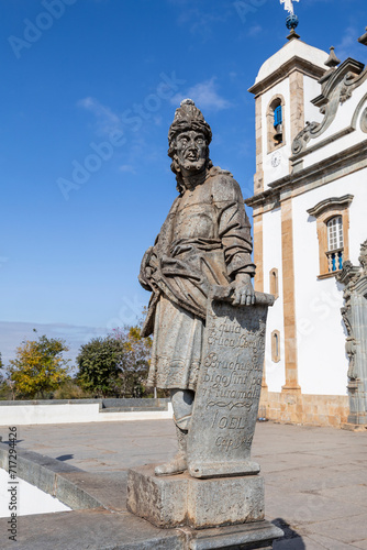 Εκτύπωση καμβά Prophets by Brazilian Sculptor, Aleijadinho