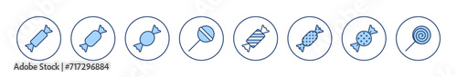 Candy icon vector. candy sign and symbol.