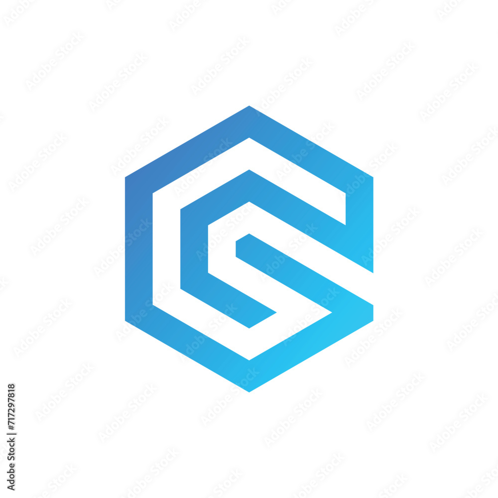Letter G Hexagon Logo Letter G Hexagon Logo