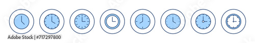 Clock icon vector. Time sign and symbol. watch icon Free Download Clock icon vector. Time sign and symbol. watch icon - GFXLoad