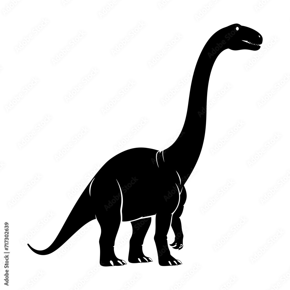 Silhouette Dinosaur black color only Silhouette Dinosaur black color only