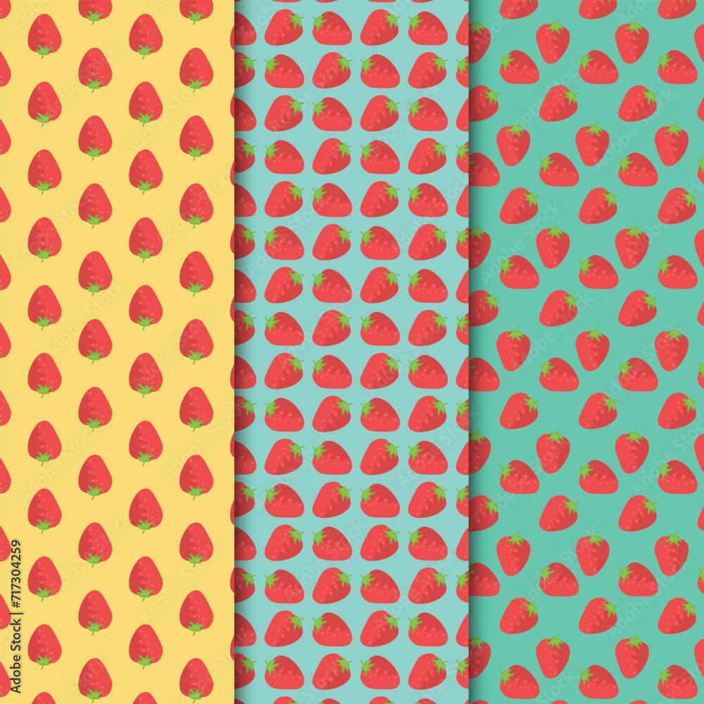 strawberry pattern set strawberry pattern set