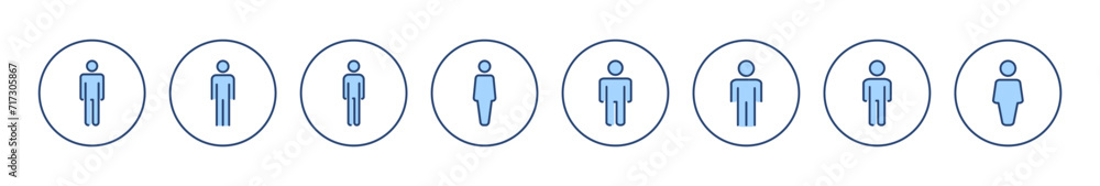 Man icon vector. male sign and symbol. human symbol Man icon vector. male sign and symbol. human symbol