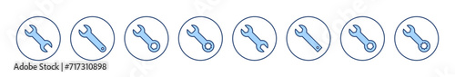 Wrench icon vector. repair icon. tools sign and symbol