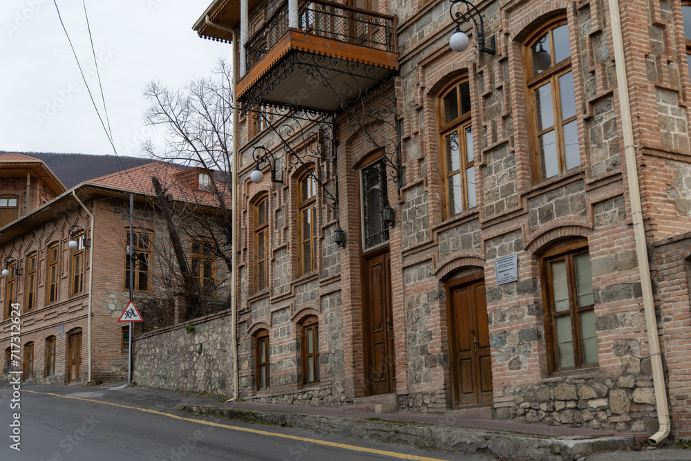 Old streets, Sheki city, Azerbaijan Old streets, Sheki city, Azerbaijan