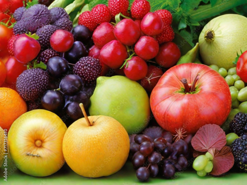 image of fruit and vegetables image of fruit and vegetables