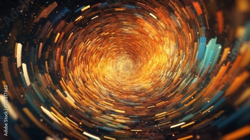 Wallpaper Mural Abstract digital backdrop capturing the whirlwind Ai Generative Torontodigital.ca