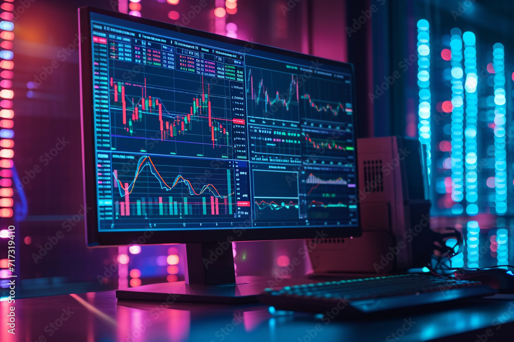Illustration of a forex trading screen with currency pairs, trading, tech illustration Illustration of a forex trading screen with currency pairs, trading, tech illustration