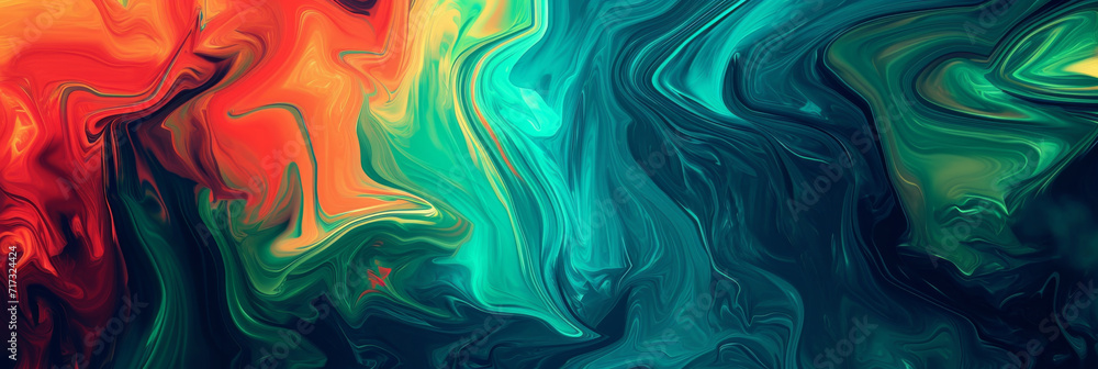 an abstract wavy background in several colors, generative AI an abstract wavy background in several colors, generative AI