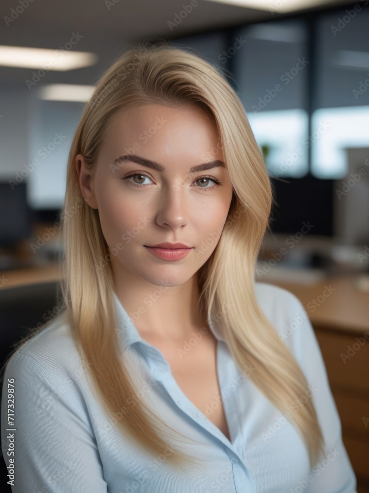 attractive beautiful blond girl looking at viewer attractive beautiful blond girl looking at viewer