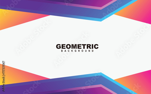 geometric background colorful gradient vector design