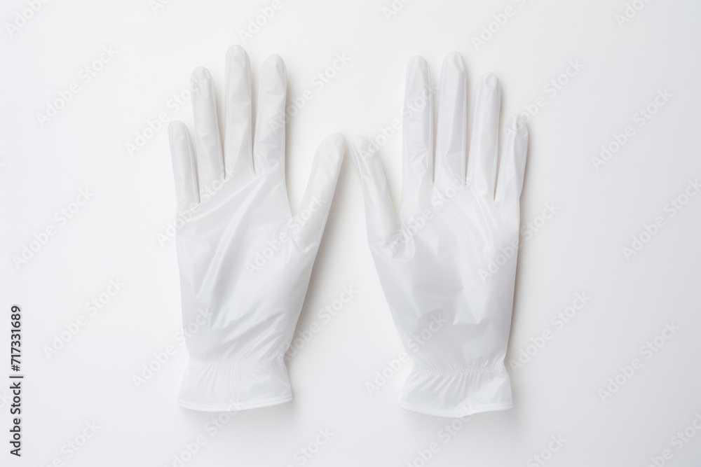 Obraz premium Clean Hands, Safe Care: Hygiene and Protective Glove for Medical Treatment