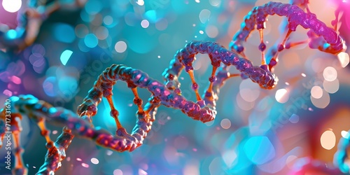 DNA molecules holograph medicine