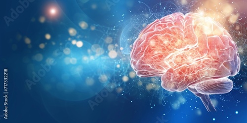 brain over medical background
