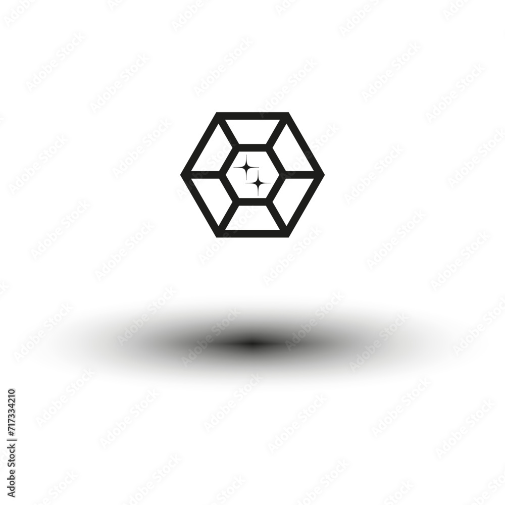 Gem icon. Vector illustration. EPS 10. Gem icon. Vector illustration. EPS 10.