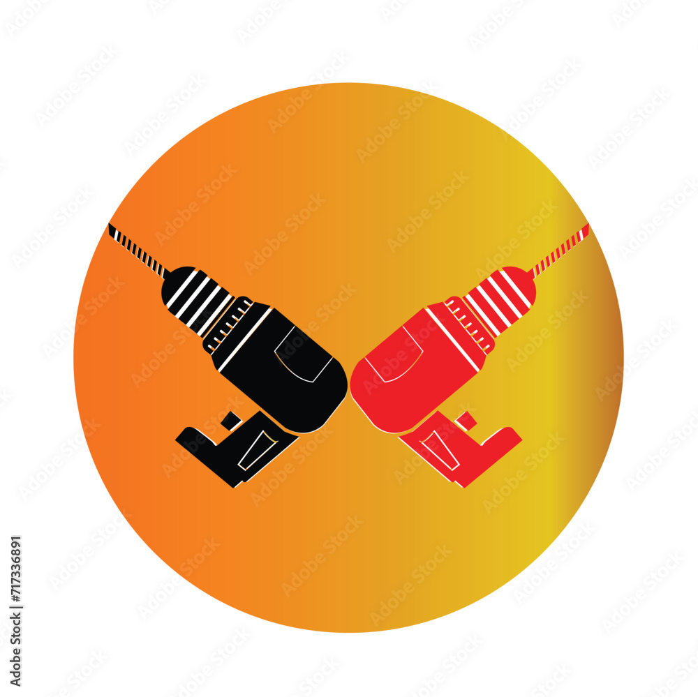 drilling machine icon vector illustration symbol design drilling machine icon vector illustration symbol design