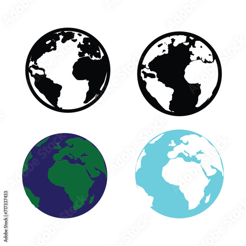 world map icon vector illustration symbol design