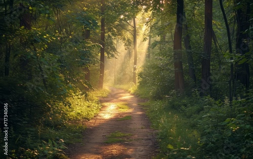 Sunlit Forest Pathway © Pure Imagination