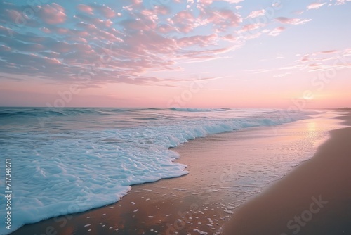 Sunset Serenity on a Quiet Beach