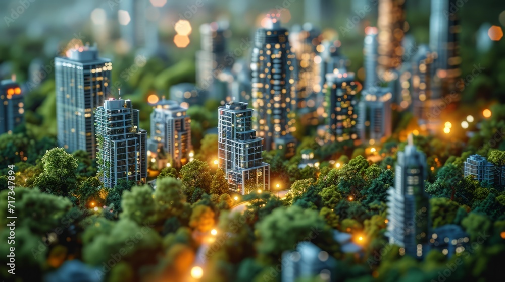 AI-driven smart city, showcasing autonomous vehicles, drones, and interconnected systems managing urban life