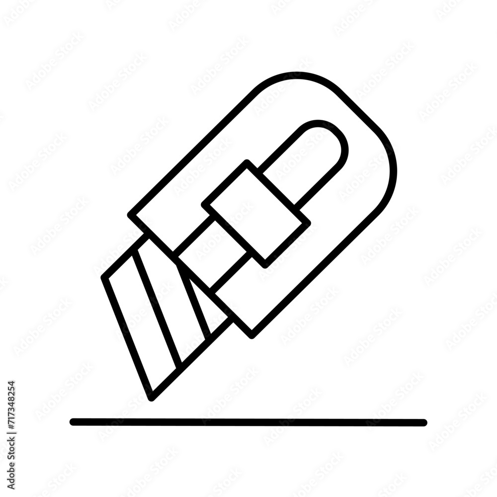 cutter icon vector or logo illustration style cutter icon vector or logo illustration style