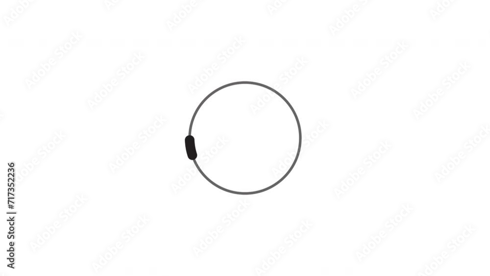 Loading Circle Line Icon Animation on White Background. 4K Video Loopable Preloader
Loading Circle Line Icon Animation on White Background. 4K Video Loopable Preloader