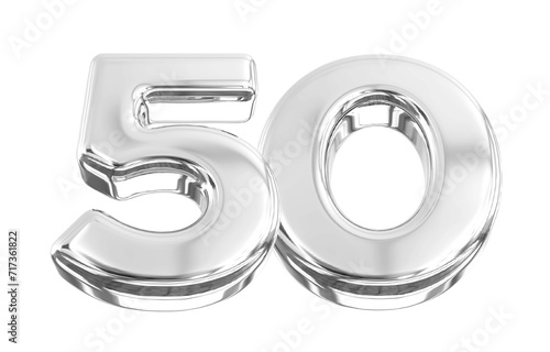 Silver Number 50 photo