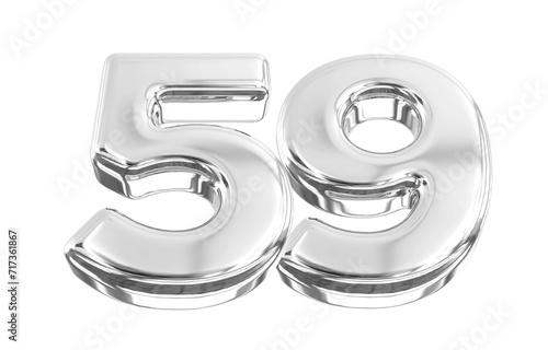 Silver Number 59 photo