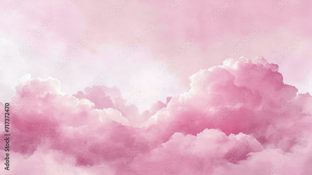 pink sky and clouds